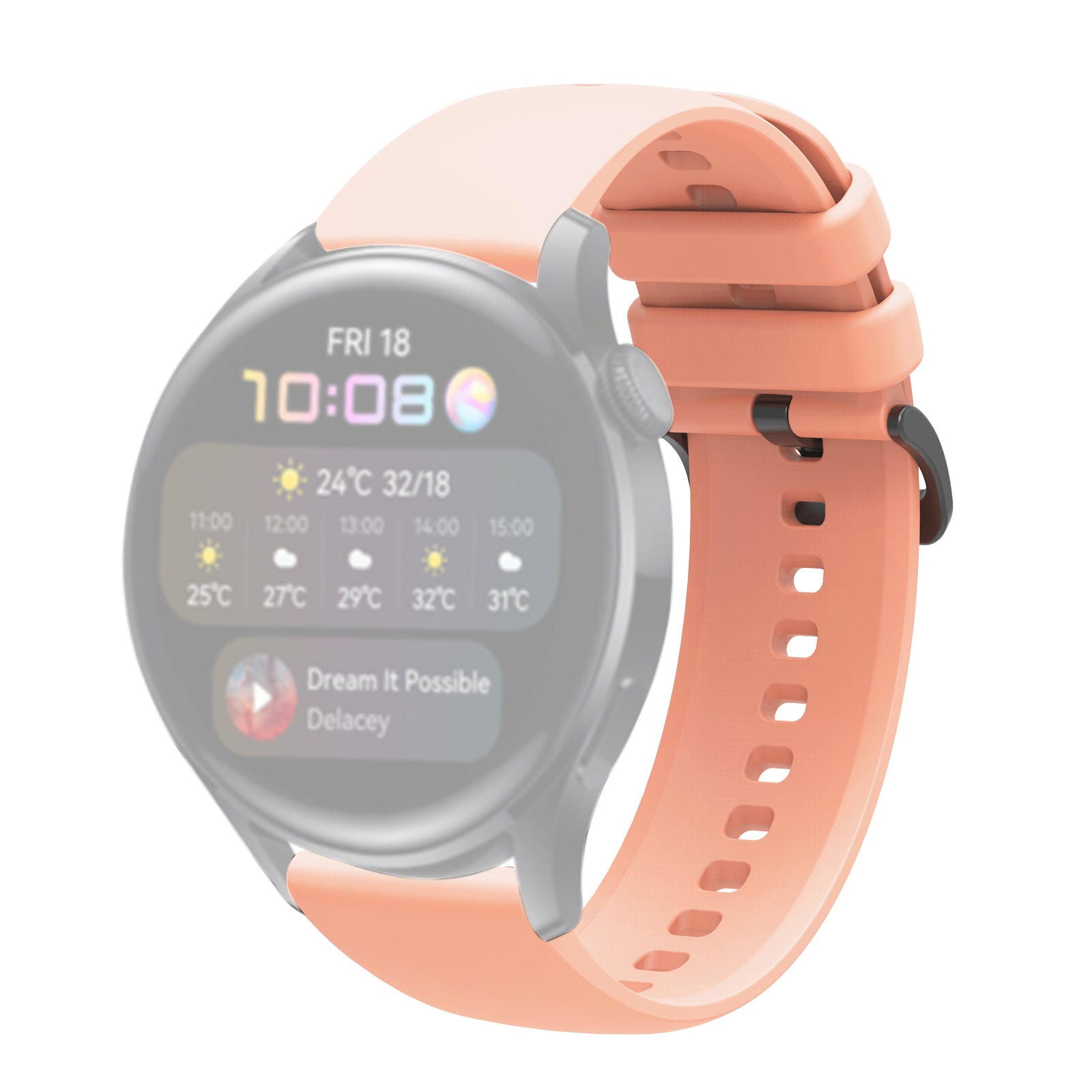 Waterproof Sports Solid Color 22mm Silicone Watch Strap for Samsung Gear S3 Huawei Watch 3 Waterproof Sports Solid Color 22mm Silicone Watch Strap for Samsung Gear S3 Huawei Watch 3
